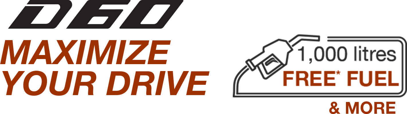 1.000 litres
FREE* FUEL
& MORE