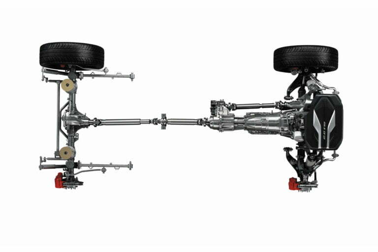 Advanced Front Double-Wishbone and Rear Five-Link Suspension